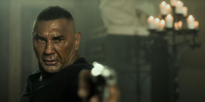 Dave Bautista in The Killer's Game - LIONSGATE FILMS